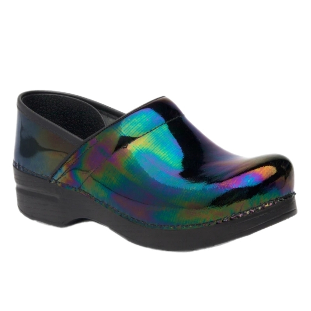 Dansko Professional Petrol Patent Clogs Women's 37 (US 6.5)